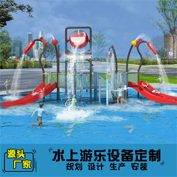 中國(guó)龍倒水桶水上滑梯組合